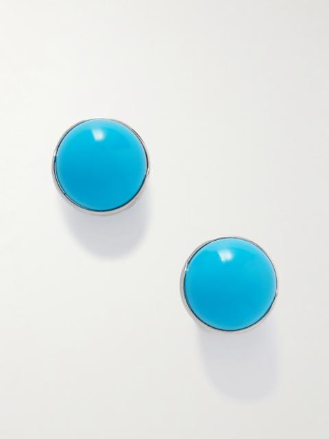 Alaïa Sphere Silver-tone Earrings