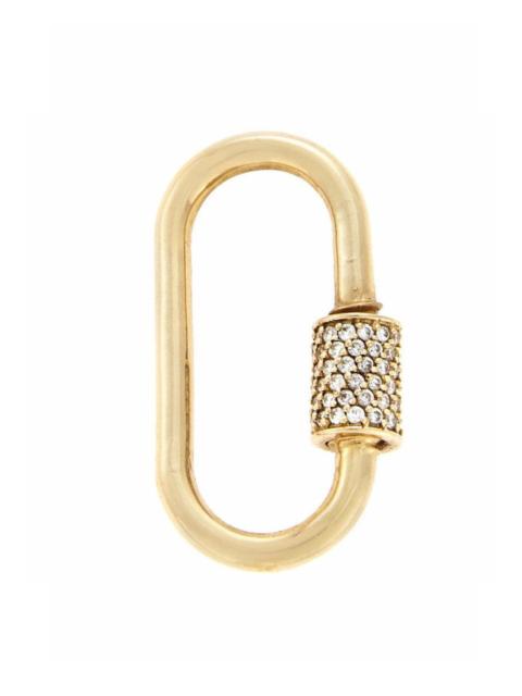MARLA AARON Stoned Medium Lock with Diamonds