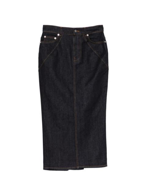 Givenchy seam midi skirt