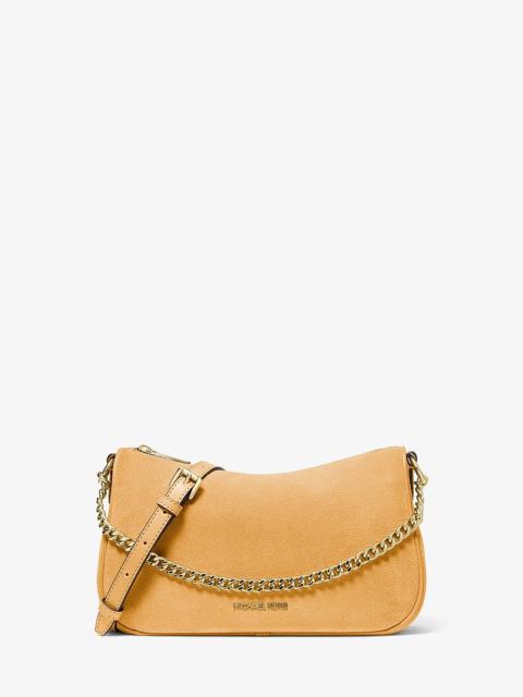 MICHAEL KORS Carmela Medium Suede Convertible Crossbody Bag