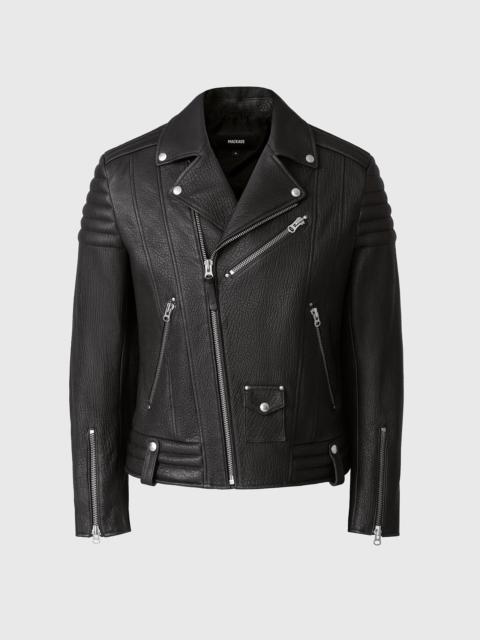 MACKAGE KENNETH-PB Leather moto jacket