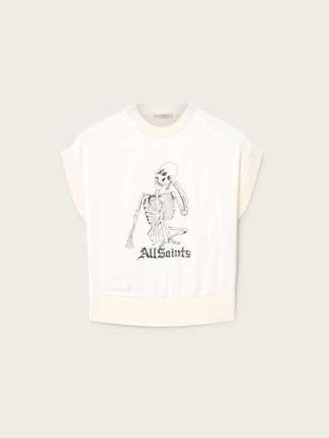 ALLSAINTS TERRA KNITTED GRAPHIC T-SHIRT