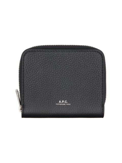 A.P.C. Black Chelsea Zip Wallet
