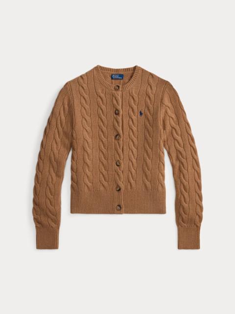 Polo Ralph Lauren Cable-Knit Wool-Cashmere Cardigan