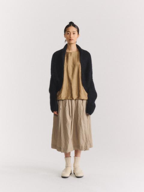 CASEY/CASEY CARDIGAN - MOHWOOL - BLACK