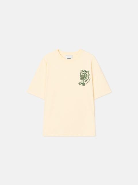 Nanushka Small Embroidered Cotton-Jersey T-Shirt