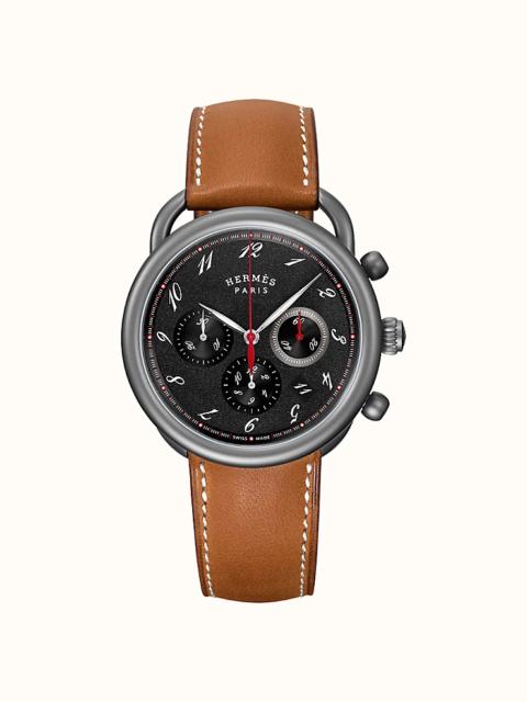 Hermès Arceau Chronographe watch, 41 mm