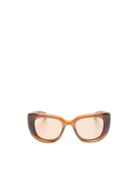 SAINT LAURENT Howl square-frame sunglasses