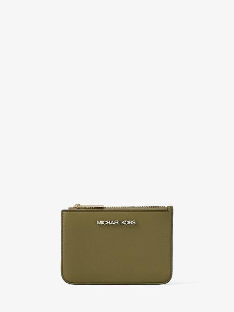 MICHAEL KORS Jet Set Travel Small Saffiano Leather Coin Pouch