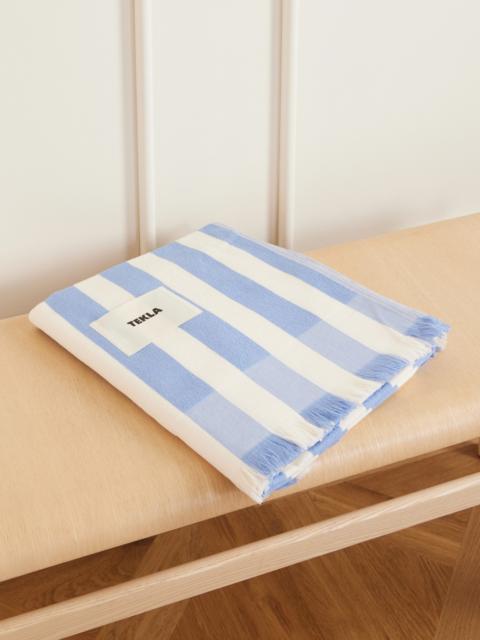 TEKLA Moro Striped Organic Cotton-terry Beach Towel