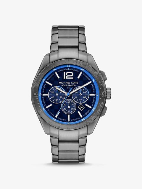 MICHAEL KORS Oversized Accelerator 2.0 Gunmetal Watch