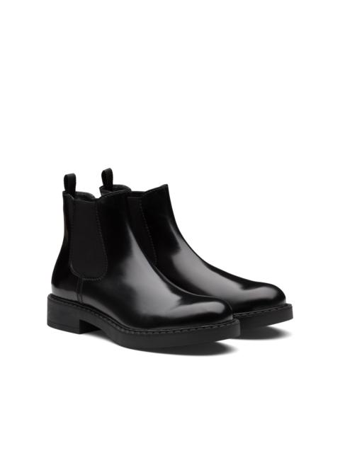 Prada Brushed leather Chelsea boots