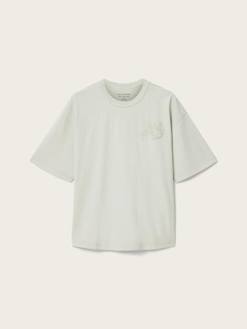 ALLSAINTS INSIGNIA SHORT SLEEVE COTTON T-SHIRT