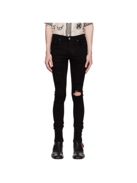 AMIRI distressed-finish slim-cut jeans