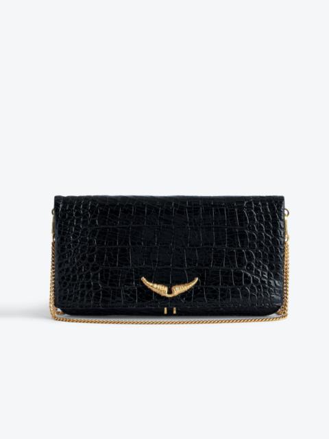 Zadig & Voltaire Rock Embossed Clutch