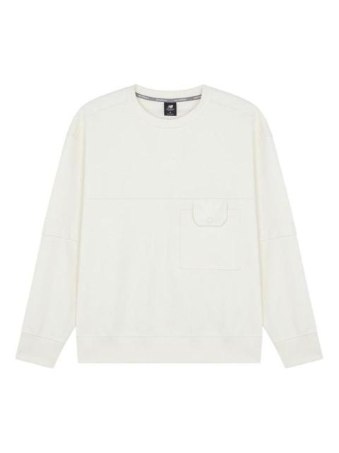 New Balance Casual Lifestyle Sweatshirt 'White' AMT21369-IV