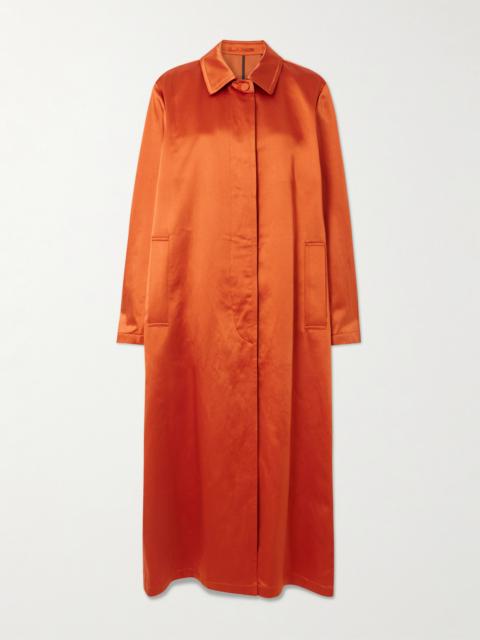 Dries Van Noten Cotton-blend Satin Coat