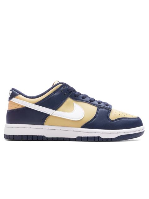Nike WOMEN'S DUNK LOW NEXT NATURE - MIDNIGHT NAVY/WHITE/TEAM GOLD