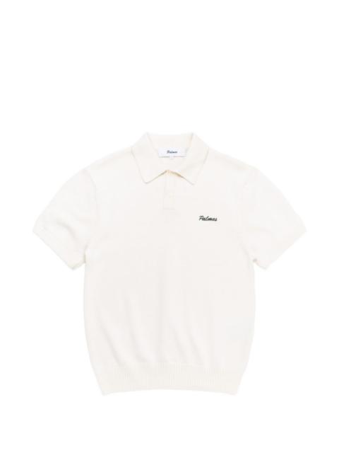 Palmes logo-embroidered polo shirt