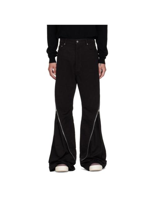 Rick Owens Black Tower Bolan Banana Trousers