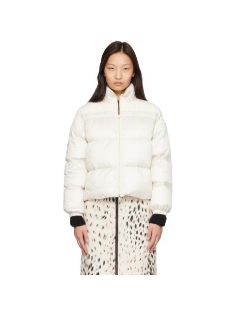 Moncler White Meditation Down Jacket