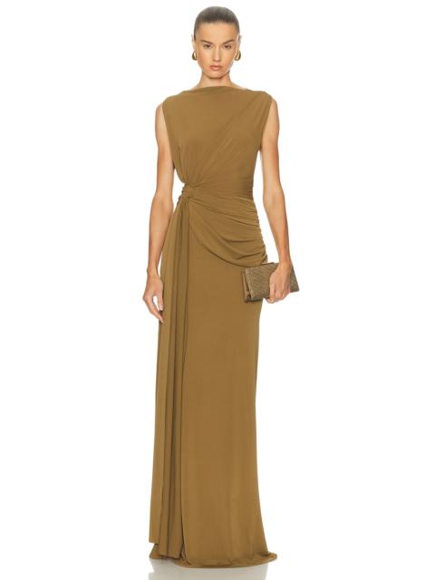 ALEX PERRY Sleeveless Twist Gown