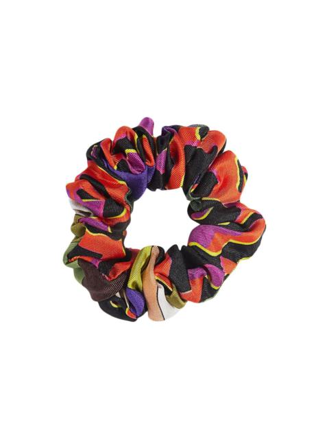 wave-print scrunchie