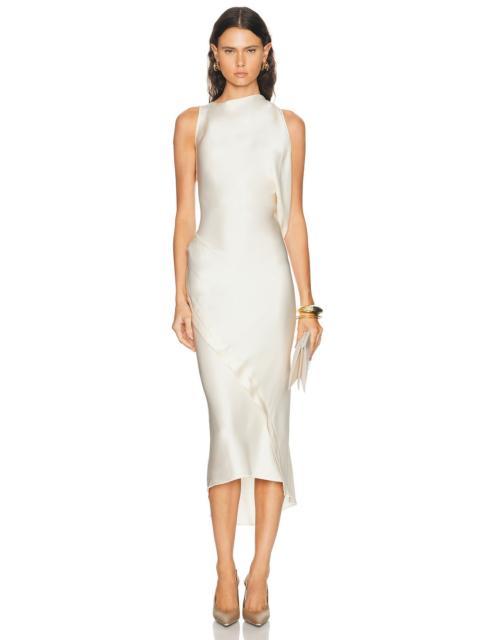 Victoria Beckham Sleeveless Draped Dress