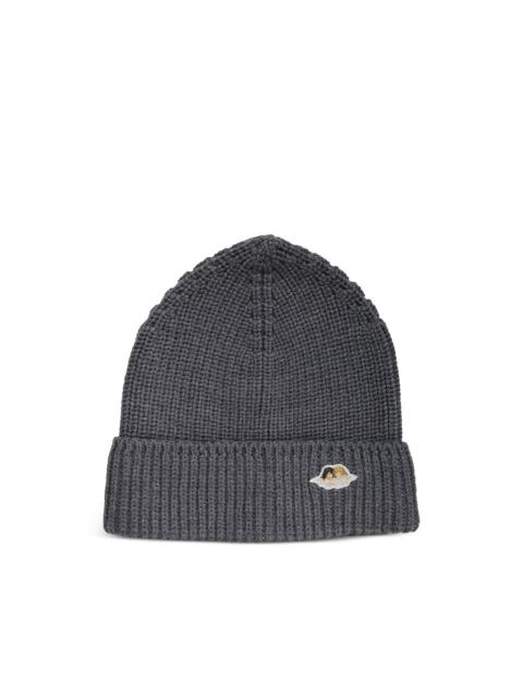 FIORUCCI ribbed angels-patch beanie hat