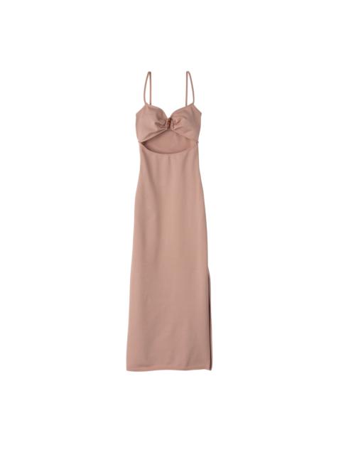 Longchamp Midi dress Nude - Knit