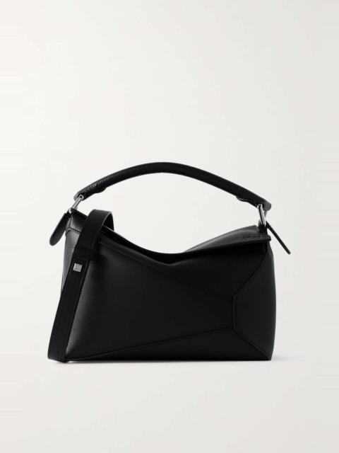 Puzzle Edge small textured-leather shoulder bag
