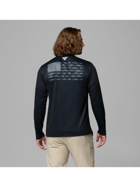Columbia Men's Terminal Tackle PFG Fish Flag Long Sleeve Shirt