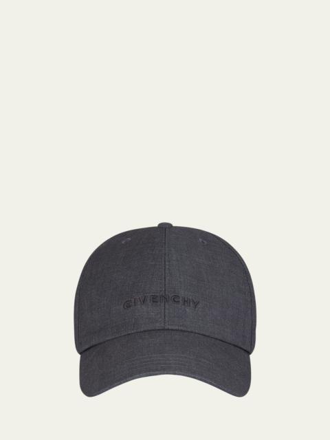 Men's Embroidered Logo Baseball Cap