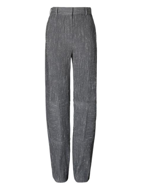 TORY BURCH panelled wool-blend trousers