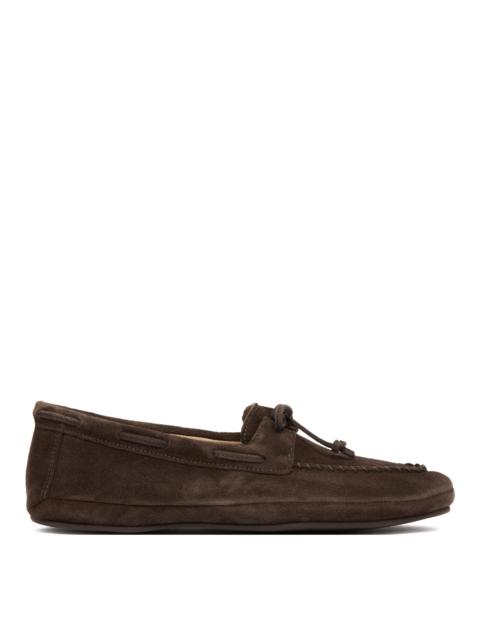 LE MONDE BÉRYL Brown Suede Loafers