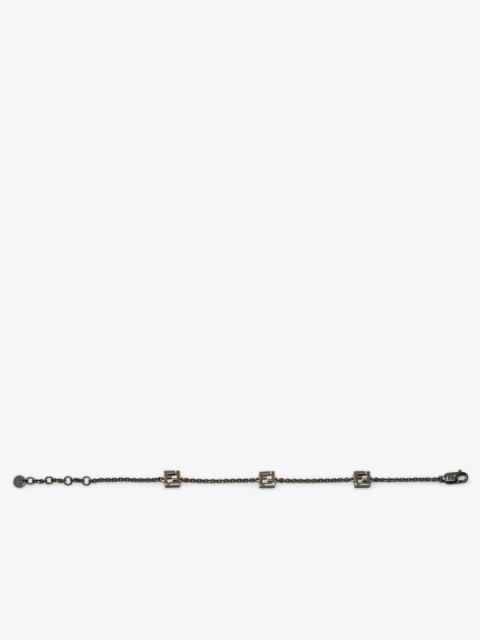 FENDI FF Cube Bracelet Silver and ruthenium-colored bracelet