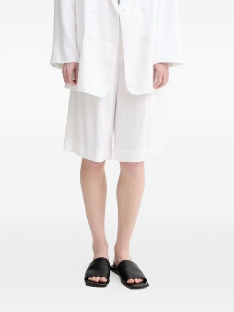 GESTUZ pleated high-waisted shorts