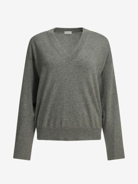 Brunello Cucinelli V-neck cashmere sweater