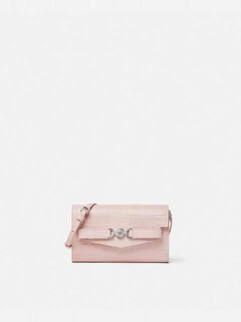 VERSACE Croc-Effect Medusa '95 Crossbody Bag