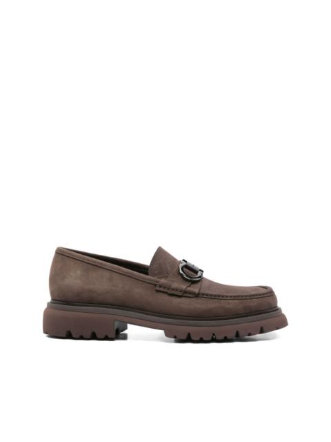 FERRAGAMO Gancini-buckle loafers