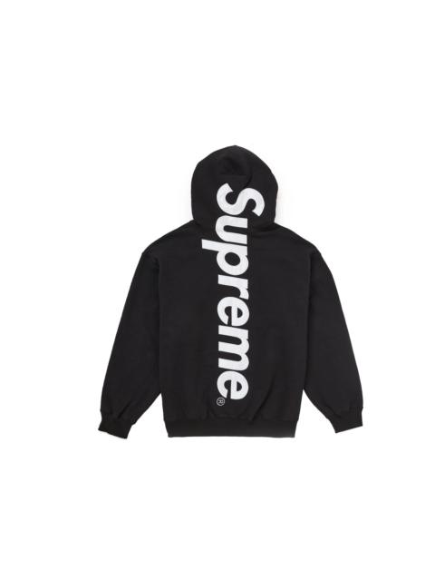 Supreme Supreme Satin Applique Hooded Sweatshirt FW24 Black