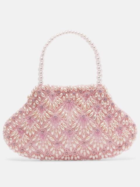 CLIO PEPPIATT Scallop Mini embellished tote bag