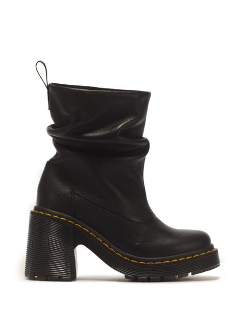 Dr. Martens Kasey Lo Virginia Leather Heeled Boots