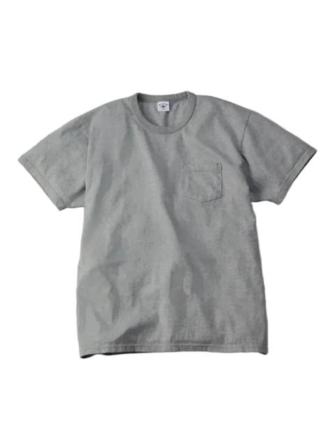 THE FLAT HEAD FN-THC-101P Three Needle Loopwheel Pocket Tee Grey