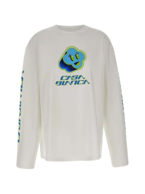 CASABLANCA graphic-print long-sleeve T-shirt