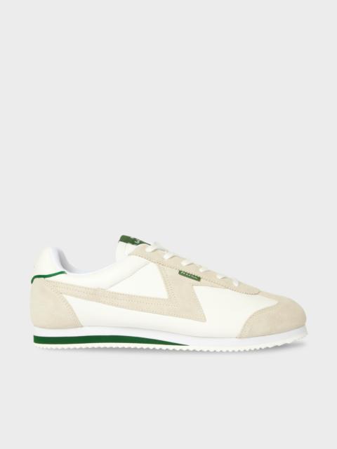 Paul Smith White Tonal 'Atlanta' Trainers