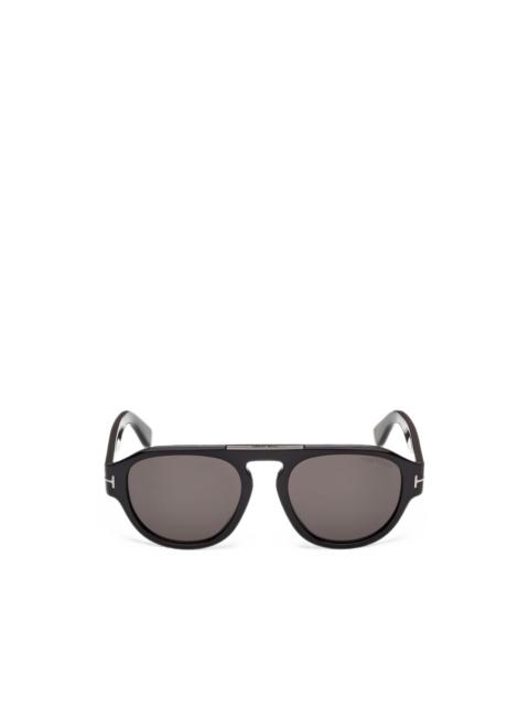 TOM FORD Pablo pilot-frame sunglasses