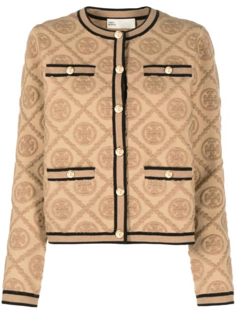 TORY BURCH Kendra Double T-embossed cardigan