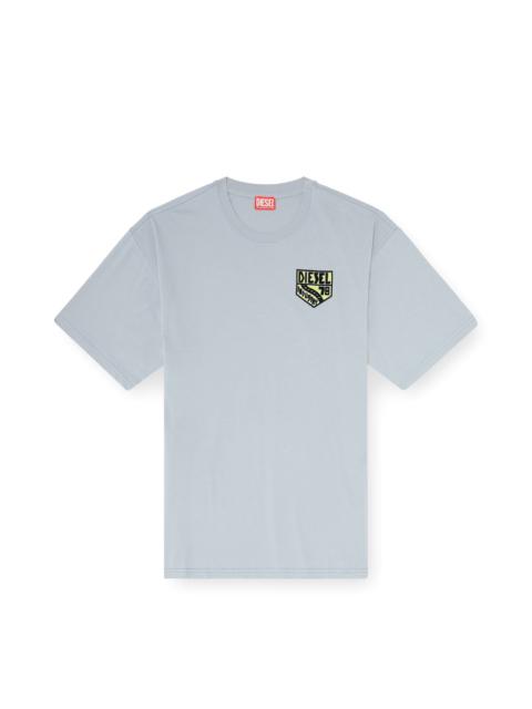 Diesel T-SHIRT WITH DIESEL INDUSTRY CHEST PRINT