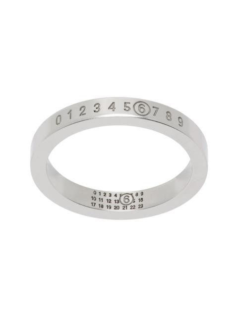 MM6 Maison Margiela Numeric Minimal Signature Ring
